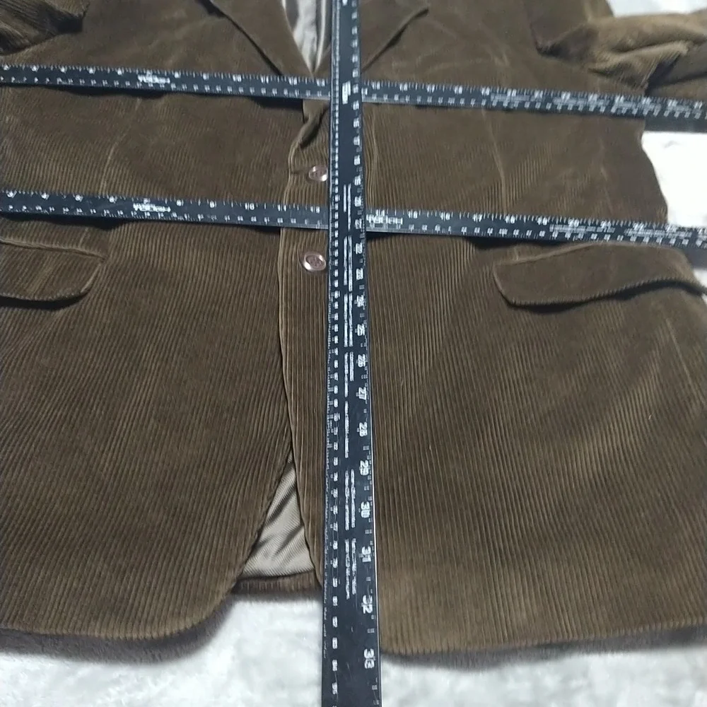 Calvin America Corduroy Blazer Men 50R Brown Vintage 90s Classic 2 Button Sporty
